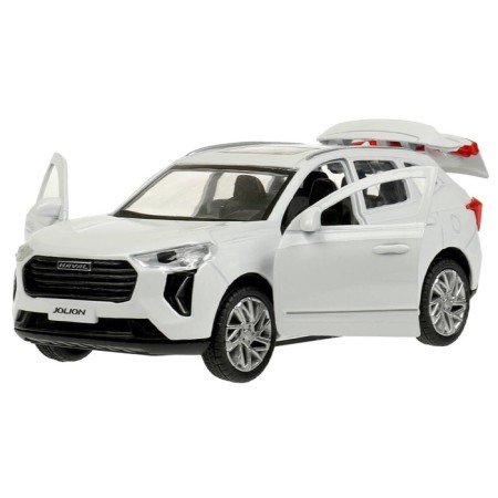 Metallic Metallic Haval Jolion, doors, trunk, inertia, 12 cm, white are opened-4