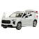 Metallic Metallic Haval Jolion, doors, trunk, inertia, 12 cm, white are opened