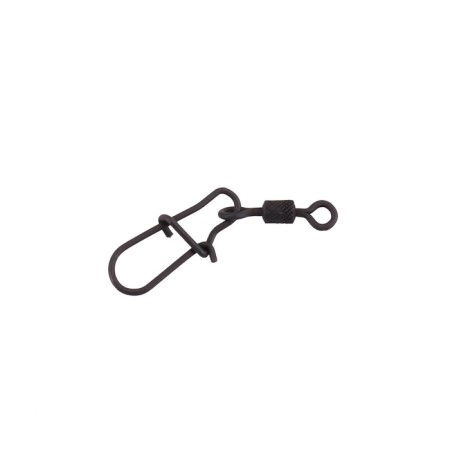 Twal with a fastener Namazu Pro Rolling Ribbed Swivel, Carbon, R.12, Test-8 kg-3