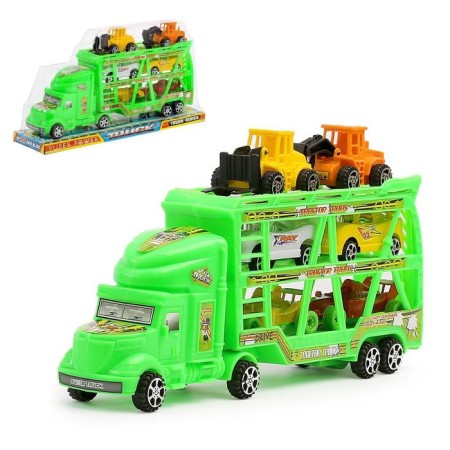 Truck Inertial "Avtobos" 3-level, with 6 machines, MIX color