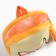 Baby plush backpack with Korgi wallet, 24*24 cm, orange color