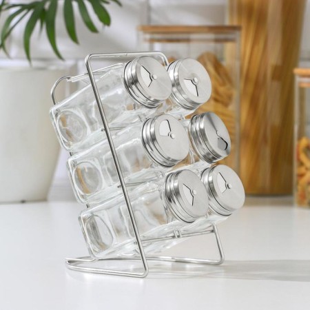 Set for spices on the stand "Leshenka", capacity, 4.5 × 10.5 cm, 6 pcs