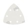 The grindal triangle on Velcro Patriot, 80x80x80mm, P60, 6 holes, 5 pcs.