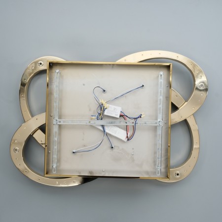 Causteen with FDD "Mons" 4XLED 190W 3000-6000k gold 83x56x15 cm-15