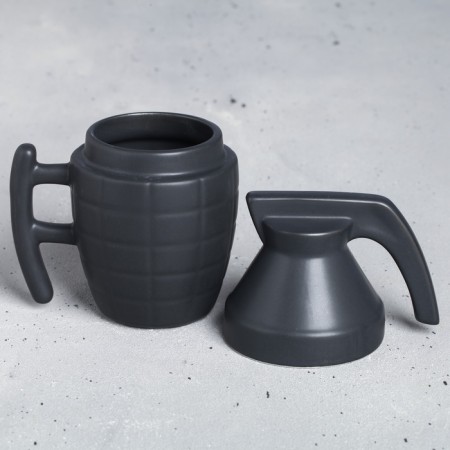 Black granate mug, 250 ml-1