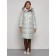 Coat insulated winter female, size 40, color light green