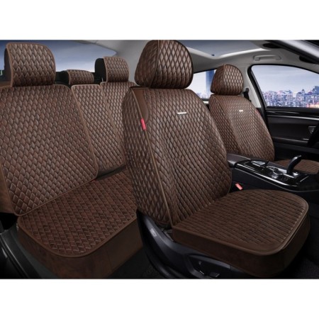 Carfashion universal capes "Sheriff Plus" Brown/brown color