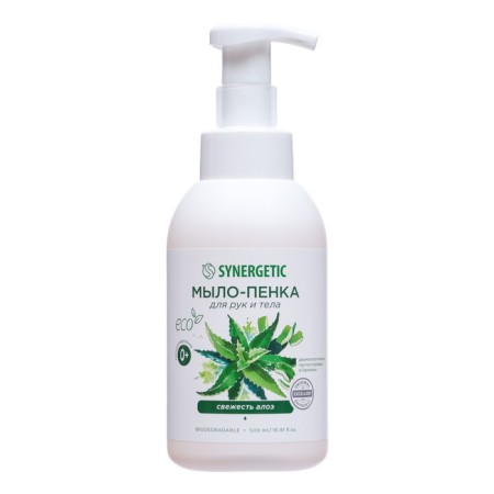 Synergetic soap-toy freshest aloe, 500 ml