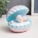 Souvenir Polystone Light "Sleeping Mermaid in the shell" Blue-pink 13x12x10 cm