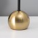 Table lamp with lampshade Risalux "Nialla" Modern, E27, 3 W, Brass, 23 × 23 × 51.5 cm