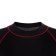 Female thermal underwear (jumper, leggings), black/red color, size 54