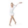 A swimsuit for gymnastics and dancing Grace Dance, p. 34, white color