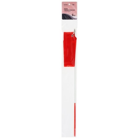 Ribbon for rhythmic gymnastics with a stick Grace Dance, 4 m, color fuchsia-9