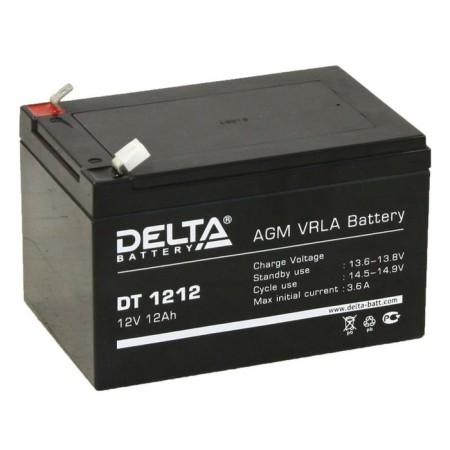 Battery Delta 12 Ah 12 volts DT 1212