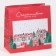 Laminated square “Winter in the city”, 22 x 22 x 11 cm, New Year