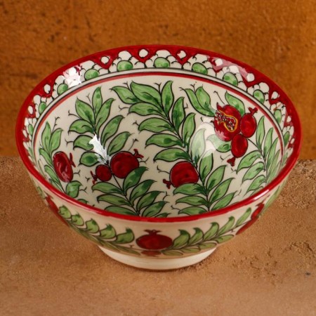 Rishtan ceramics "Grenates" 15 cm, small, mix