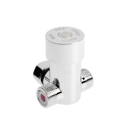 Sink mixer Zein ZC-012, sensory, brass, chrome-9