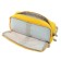 School pencil case on the zipper 3-section, yellow