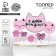 Decoration for the cake "Happy Birthday", cats