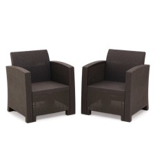 A set of boron chairs 68 x 66 x 76 cm, wenge, 2 pieces