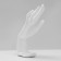 Steam for jewelry "Hand" 9 x 12 x 22, white color
