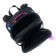 School backpack 38 x 30 x 16 cm, ergonomic back, stavia "kitten in cannons", black