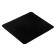 Mouse rug, gaming, 25x29x0.2 cm, overlock, black
