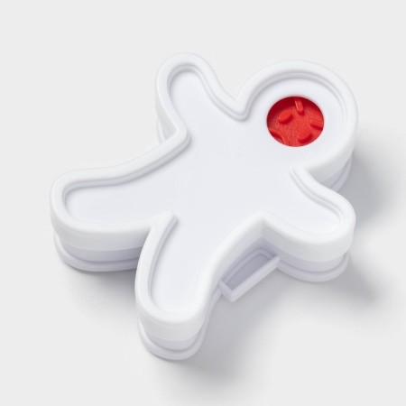 Form for cookies with 3 seals of bilateral and press “Gingerbread man”, 13 × 11 × 3.5 cm, color mix-7