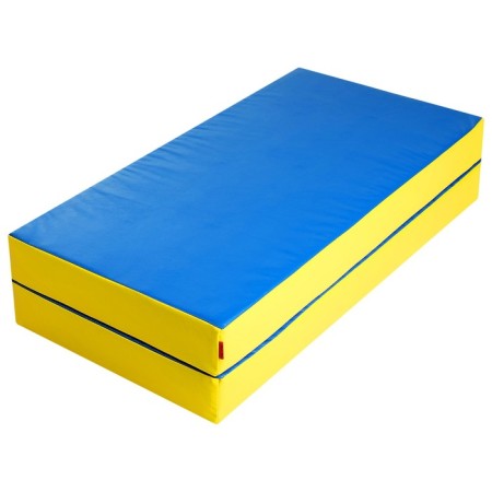 Mat onlitop, 100x100x10 cm, 1 addition, blue/yellow color-2
