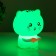 Night-mock "kitten" LED from USB and battery 12x10x16.3 cm Risalux