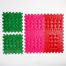The set of the floor modular massage rug -puzzle Ortosh 