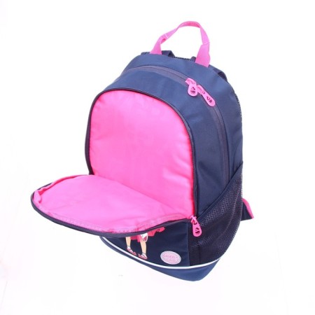 School backpack, 38 x 28 x 18 cm, Grizzly 363, ergonomic back, dark blue/rose RG-363-9_1-7