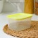 A set of food containers with a steam outlet, 3 pcs: 750 ml, 500 ml, 500 ml, rectangular, mix color