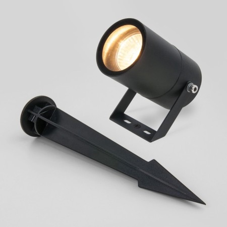 Street lamp Elektrostandard, Landscape, 78x60x152 mm, GU10, black color-3