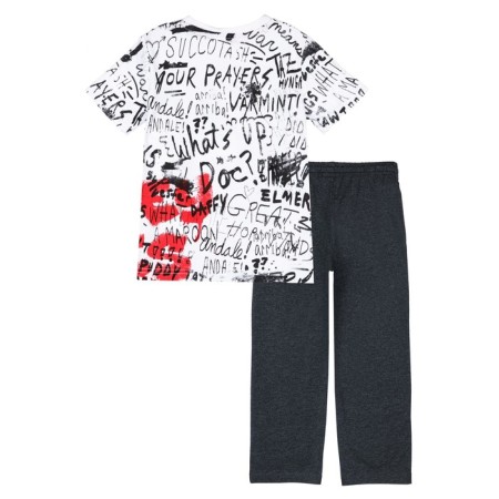 Pajama for the boy PlayTode: T -shirt and trousers, height 98 cm-4