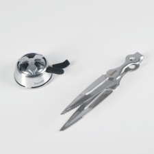 Supreme Set: Kalaud D-12 cm, forceps 23 cm, chrome