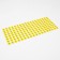 Kuznetsova applicator, 144 spines, spanbond, 26 x 56 cm, yellow.