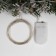 Garland "thread" 2 m dew, ip20, silver thread, 20 LED, green glow, CR2032x2