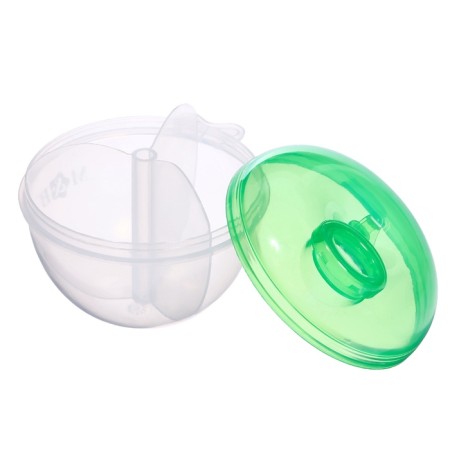 A container for a mixture with a dispenser, green-3