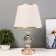 Board lamp with backlight "Rundy" E27 40W gold 24x24x41 cm