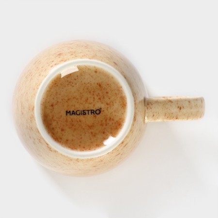 Porcelain mug Magistro Stone, 380 ml-3