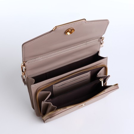 Women's bag with lightning, gray color-7