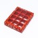 New Year. Box for 12 sweets "Snowman", 19 x 15 x 3.6 cm, confectionery packaging