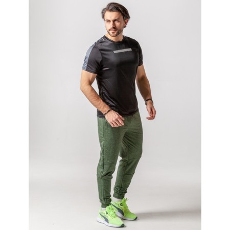 Sports T -shirt male ise, size 52, black color-12