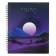 A notebook of 96 sheets in a cage on the crest of Minimalistic, a hard cover, glossy lamination, foil embossing, mix