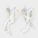 Hair clips with butterflies "for a magic girl" with a pendant, 2 pcs, 5 x 3 cm