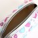 Cosmetic bag with lightning, white/multi -colored color