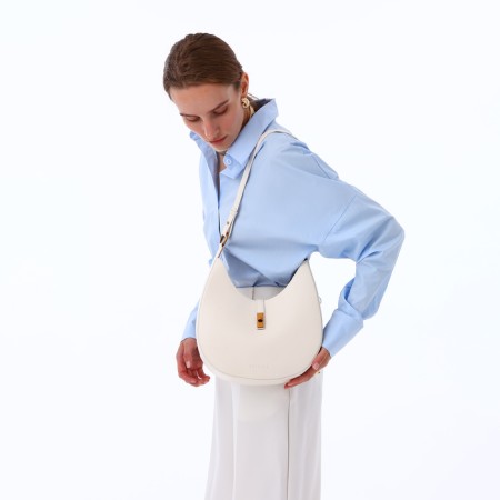 Female bag Textura, cosmetic bag, medium size, dairy color-6
