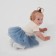 Three -layer crumb skirt, blue, 17 x 19 cm