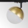 Elektrostandard track lamp, Glob, 120x120x180 mm, GX53, brass color